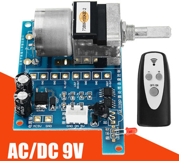 DC 9V Infrared Remote Control Potentiometer Volume Control Board Motor Control Audio Amplifier Modules With Indicator Light