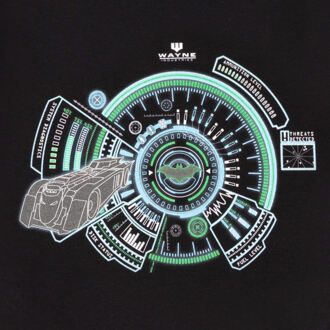 DC Batman Batmobile Kids' T-Shirt - Black - 146/152 (11-12 jaar) Zwart - XL