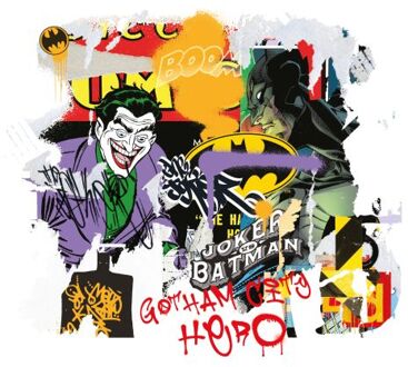 DC Batman Collage Men's T-Shirt - White - S