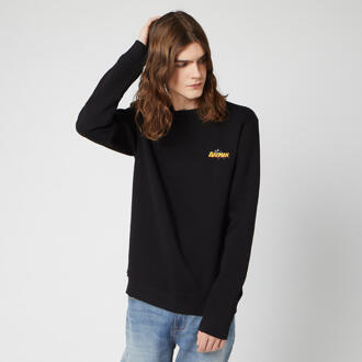 DC Batman Unisex Embroidered Sweatshirt - Black - 3XL Zwart