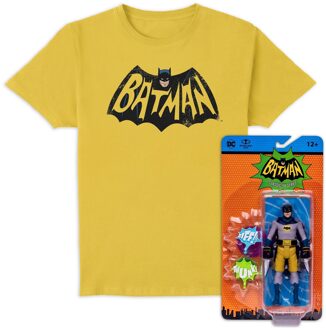 DC Comics Batman 66 T-Shirt and McFarlane Action Figure Bundle - L