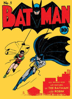 DC Comics Batman Batman Issue Number One Women's T-Shirt - Yellow - S Geel