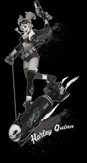 DC Comics Batman Harley Quinn Gotham T-shirt - Zwart - L