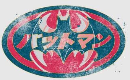 DC Comics Batman Japanese Logo Dames T-shirt - Grijs - XXL - Grijs