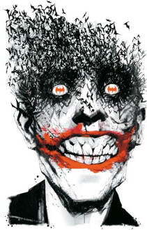 DC Comics Batman Joker Face Of Bats Dames T-shirt - Wit - S