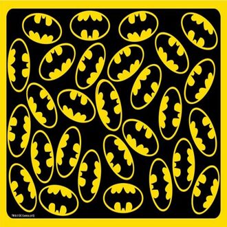DC Comics Batman Logo Scattered Placemat - Black/Yellow