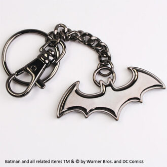 DC Comics: Batman Logo Shaped Black Keychain