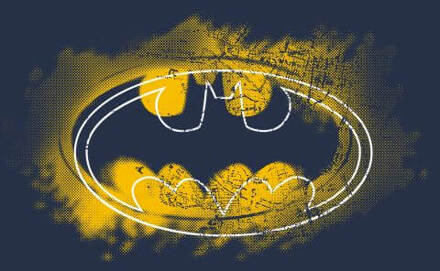 DC Comics Batman Spray Logo Dames T-shirt - Navy - S Blauw