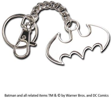 DC Comics: Batman Stainless Steel Logo Shaped Keychain