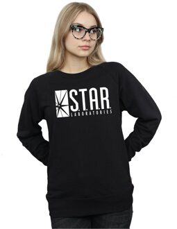 DC Comics Dames/Dames The Flash STAR Labs Sweatshirt (Zwart) - 2XL