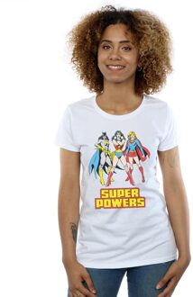 DC Comics Dames/Dames Wonder Woman Super Power Groep Katoenen T-Shirt (Wit) - 2XL