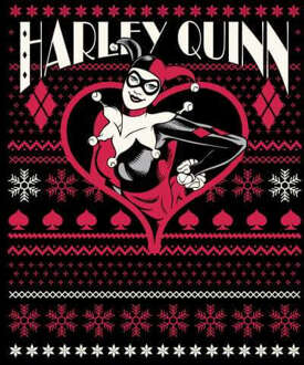 DC Comics DC Harley Quinn Women's Christmas Jumper - Black - M Zwart