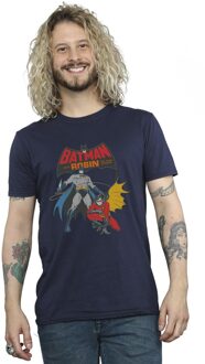 DC Comics Heren Batman en Robin T-Shirt (Marineblauw) Navy - M