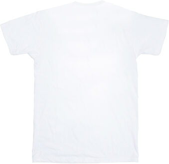 DC Comics Heren Batman Robin Logo T-Shirt (Wit) - 3XL