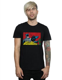 DC Comics Heren Batman Robin Slap T-Shirt (Zwart) - maat M