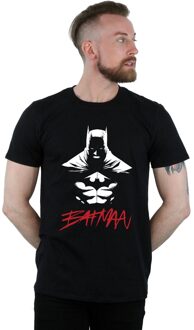 DC Comics Heren Batman Shadows T-Shirt (Zwart) - maat 3XL