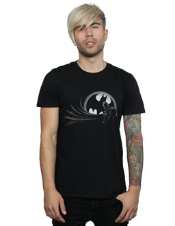 DC Comics Heren Batman Spot T-Shirt (Zwart) - L