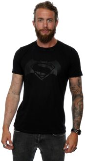 DC Comics Heren Batman v Superman Logo Print T-Shirt (Zwart) - 3XL