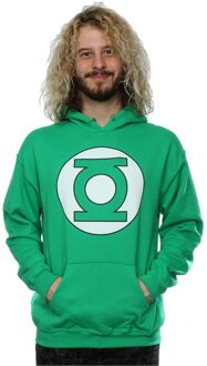 DC Comics Heren Green Lantern Logo Hoodie (Kelly Groen) - 2XL