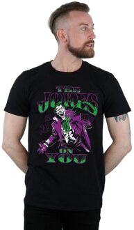 DC Comics Heren Joker De Grap is Op Jou T-Shirt (Zwart) - S