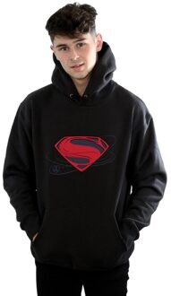 DC Comics Heren Justice League Movie Superman Logo Hoodie (Zwart)