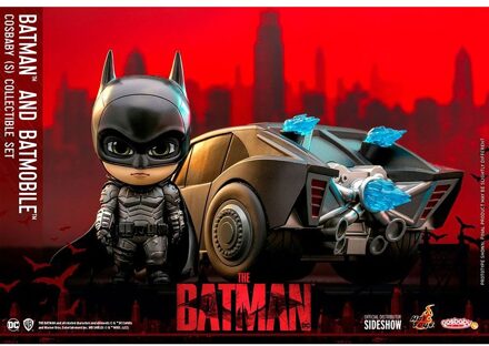 DC Comics Hot-Toys-Cosbaby-S-The Batman Batman & Batmobile