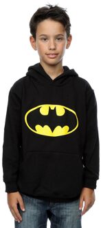 DC Comics Jongens Batman Logo Hoodie (Zwart) - 5-6J / 110-116cm