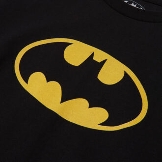 DC Comics Justice League Batman Logo Men's T-Shirt - Black - L Zwart