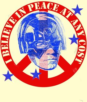 DC Comics Peacemaker Believe In Peace At Any Cost Unisex T-Shirt - Cream - XL Crème