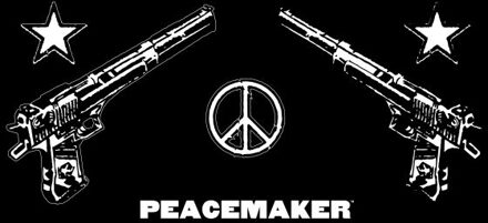 DC Comics Peacemaker Dual Weilding Unisex T-Shirt - Black - 3XL Zwart