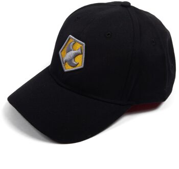 DC Comics Peacemaker Helmet Symbol Embroidered Baseball Cap - Black Zwart