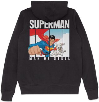 DC Comics Superman Hoodie Man Of Steel Hoodie - Black - S Meerdere kleuren