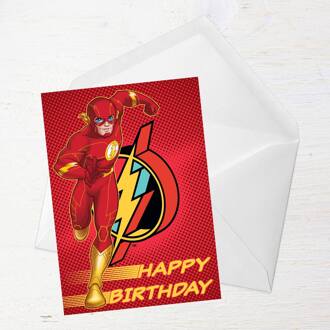 DC Comics The Flash Happy Birthday Greetings Card - Standard Card