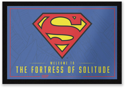 DC Comics Welcome To The Fortress Of Solitude Entrance Mat