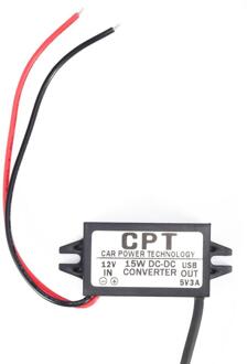 DC Converter Module 12V To 5V 3A 15W USB Output Power Adapter