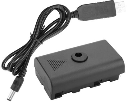 Dc Coupler Virtuele Batterij Power Adapter Camera Licht Mobiele Voeding Geschikt Voor Sony Np F550 F570 Met Usb-kabel