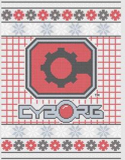 DC Cyborg Knit Women's Christmas T-Shirt - Grey - XS Grijs