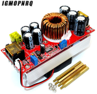 DC-DC 1500W 30A Voltage Step Up Converter Boost CC CV Power Supply Module Constant Current Module With Fan 10-60V to 12-90V