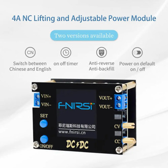 DC DC Automatic Boost/Buck Converter CC CV Power Module 0.5-30V 6A 60W Adjustable Regulated power supply Voltmeter ammeter