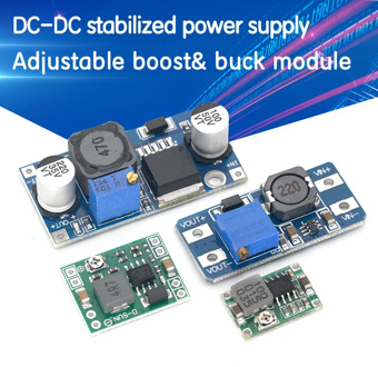 DC-DC Voltage stabilized power supply module Adjustable boost& buck voltage regulator module LM2596S-ADJ MT3608 MP1584EN