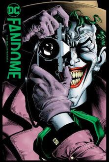 DC Fandome Joker Women's T-Shirt - Black - L Zwart