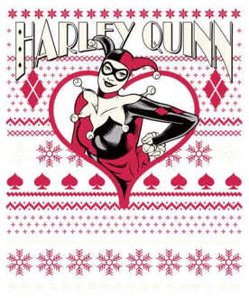DC Harley Quinn Women's Christmas Jumper - White - L Wit