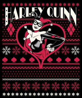 DC Harley Quinn Women's Christmas T-Shirt - Black - L Zwart