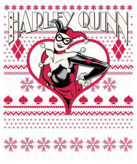 DC Harley Quinn Women's Christmas T-Shirt - White - XL Wit