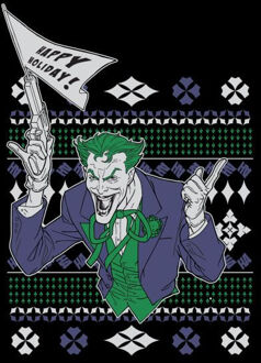 DC Joker Women's Christmas T-Shirt - Black - XXL Zwart