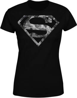 DC Originals Marble Superman Logo Dames T-shirt - Zwart - XL