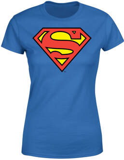 DC Originals Official Superman Shield Dames T-shirt - Blauw - XXL