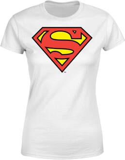 DC Originals Official Superman Shield Dames T-shirt - Wit - XXL