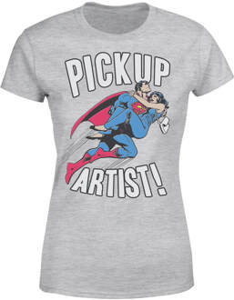DC Originals Superman Pickup Artist Dames T-shirt - Grijs - 3XL - Grijs
