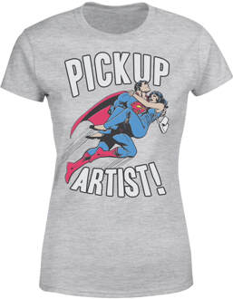 DC Originals Superman Pickup Artist Dames T-shirt - Grijs - 3XL